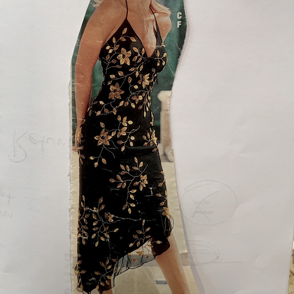 Venus Beaded Asymmetrical Dress